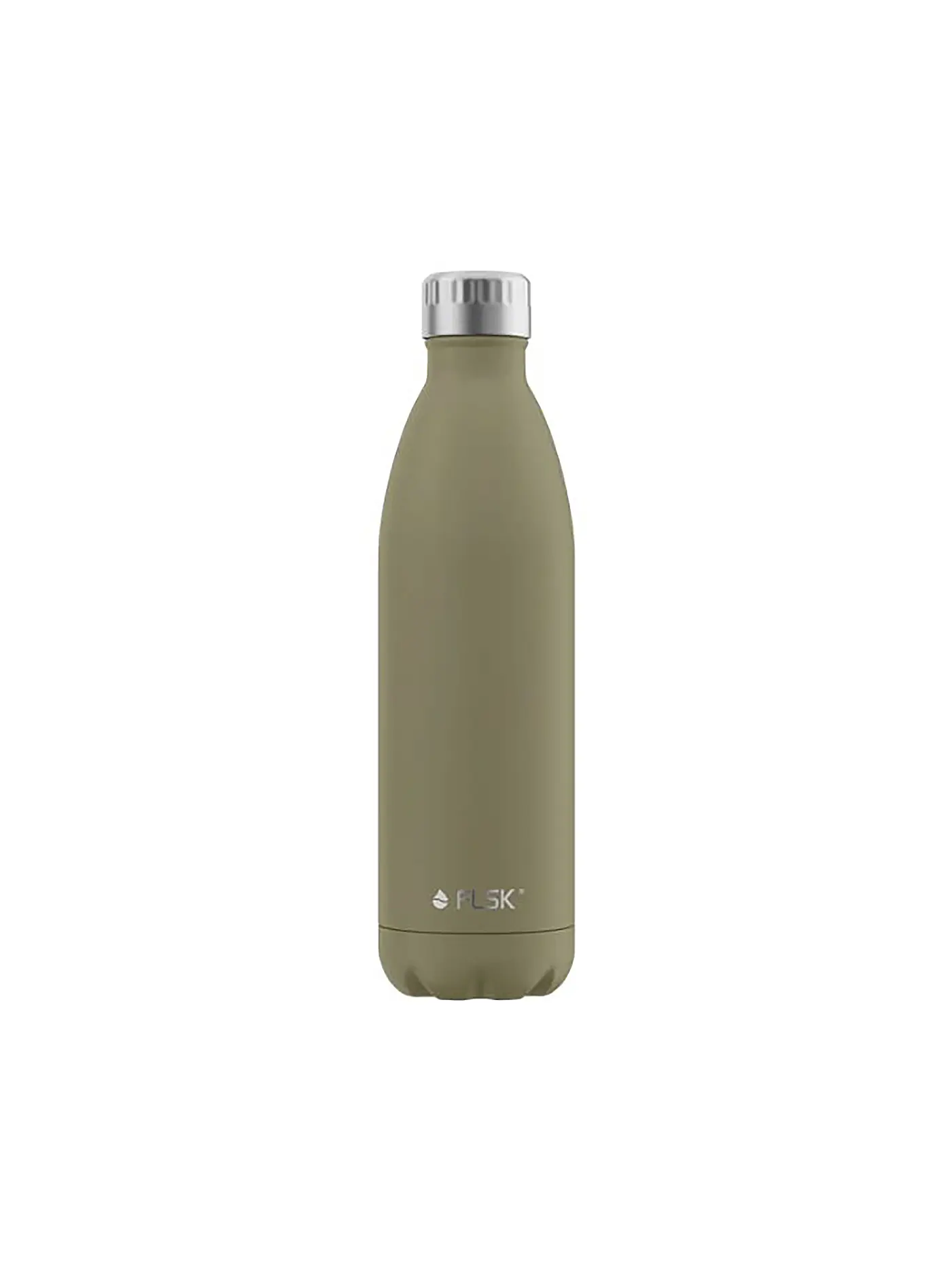 FLSK | Isolierflasche - Thermosflasche 0,75l Edelstahl Khaki | 
